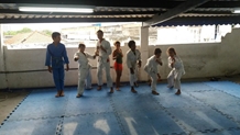 2016 Allievi di judo a Vila Mimosa (Rio de Janeiro) del progetto della Uisp Modena