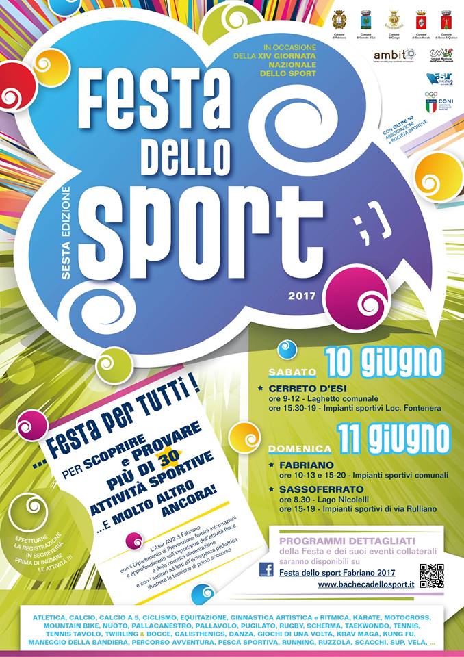 locandina festa dello sport