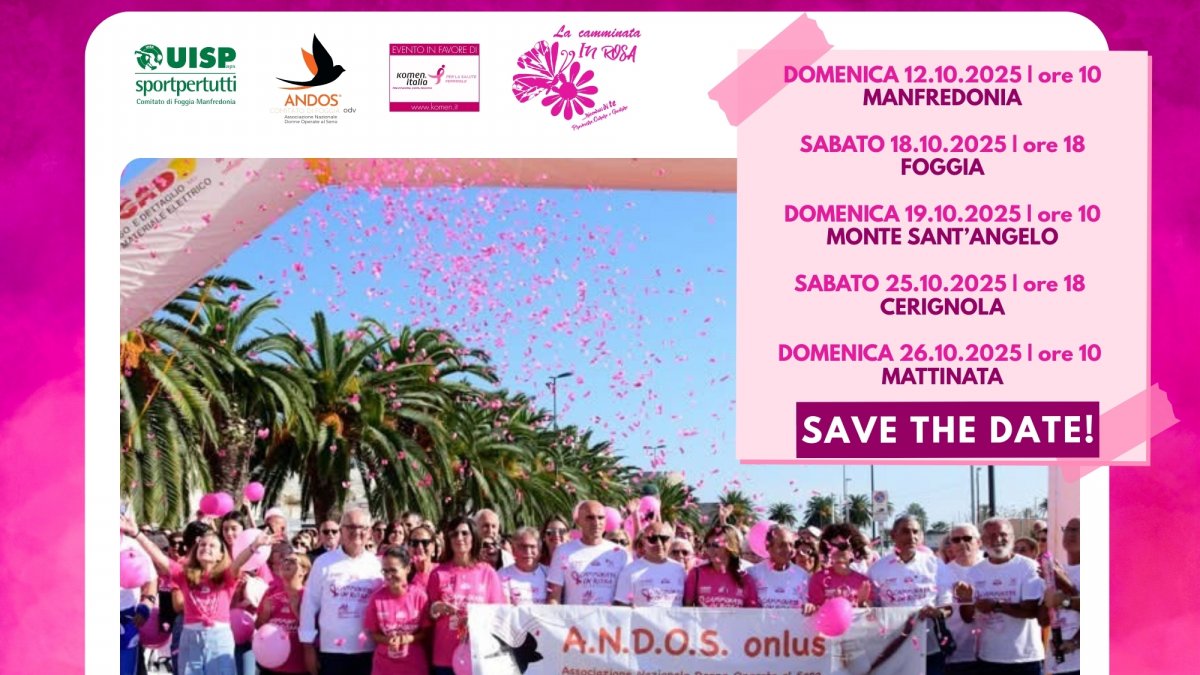 La Capitanata si veste di Rosa!