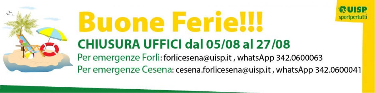 Buone Ferie! Chiusura uffici