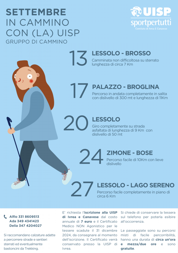 In cammino Settembre 1