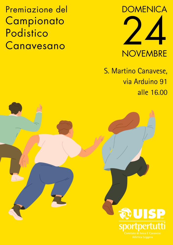 premiazione circuito podistico canavesano