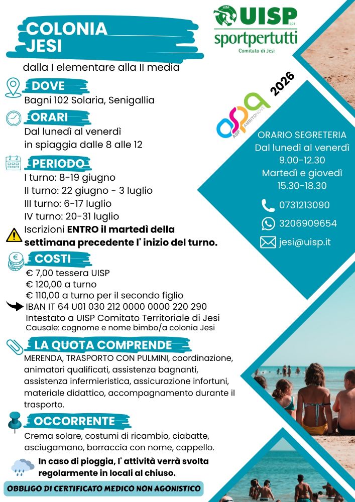 Colonia Jesi sito