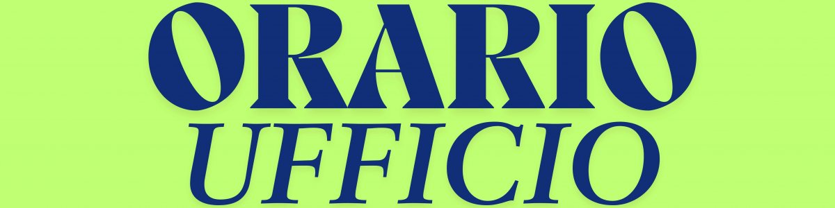 NUOVO ORARIO UFFICIO