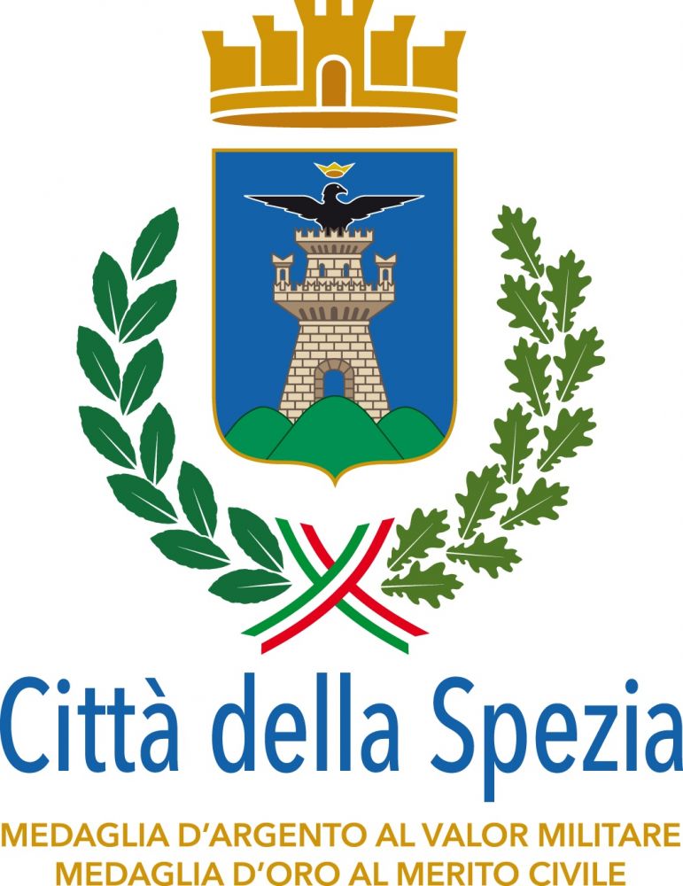 Stemma città della Spezia medaglia Colori