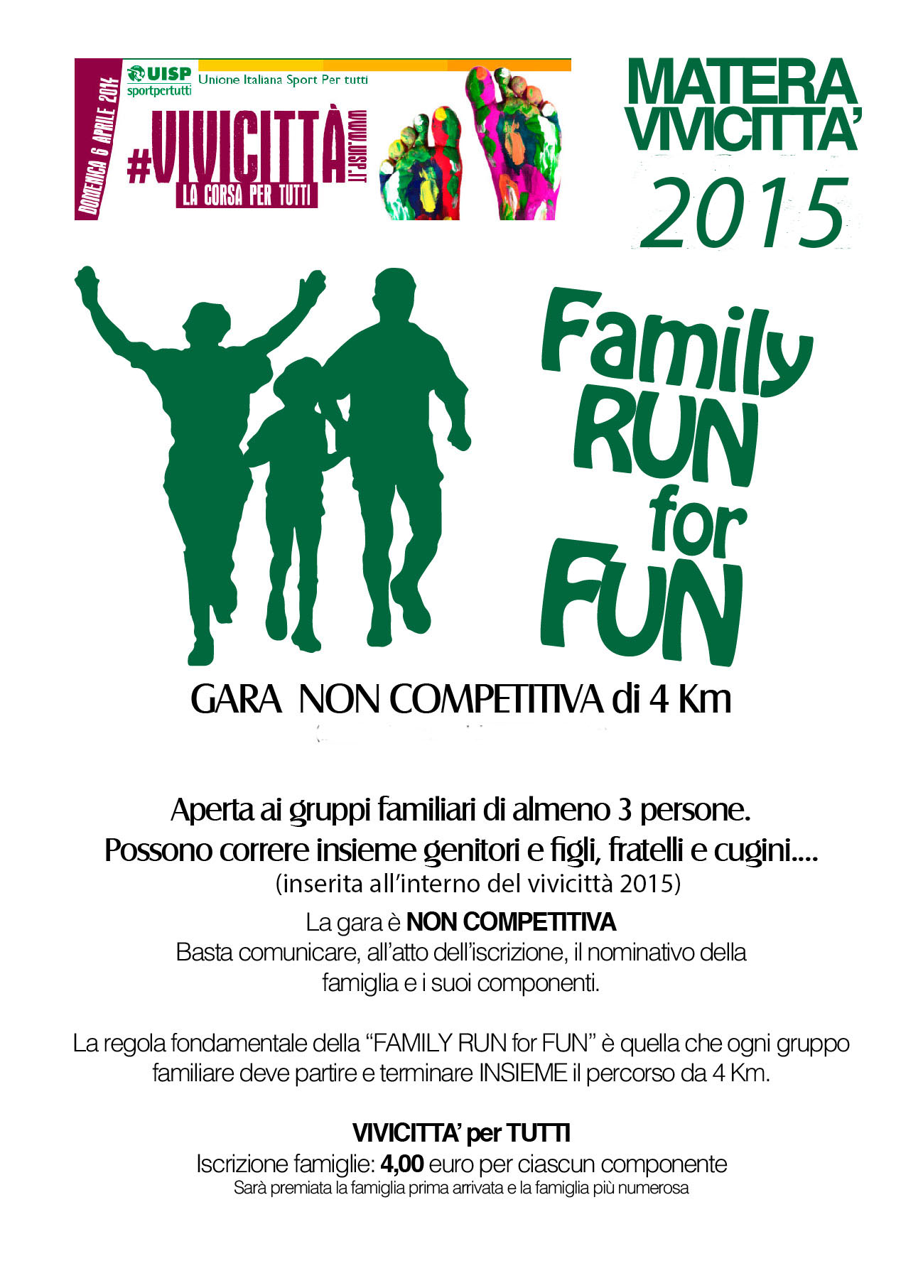 La corsa per le famiglie