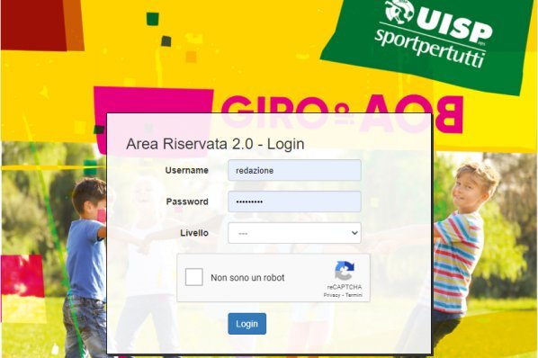 Uisp - Area Riservata 2.0