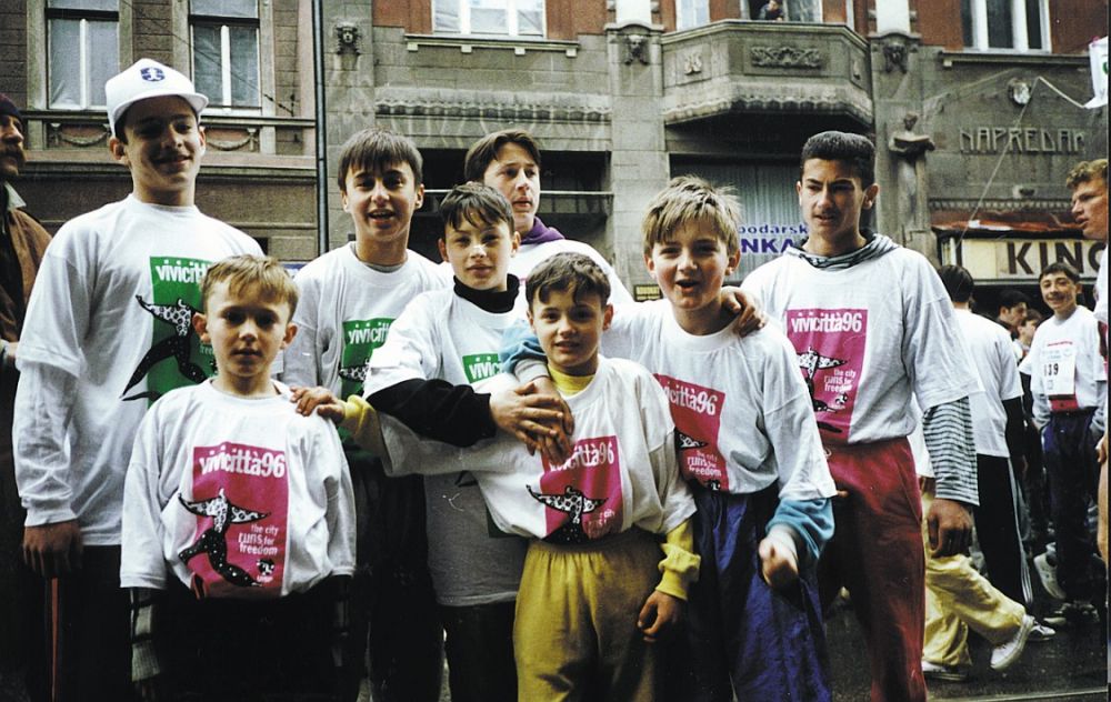 Vivicittà a Sarajevo nel 1996