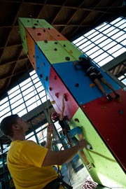 Prime arrampicate con la Uisp agli SportDays di Rimini - Foto di Antonio Marcello