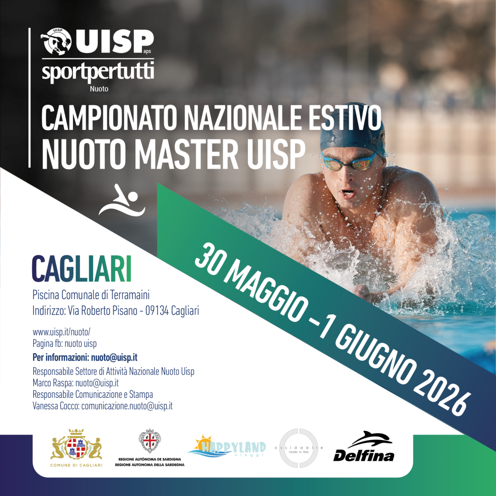 locandina nuoto estivo master 2026