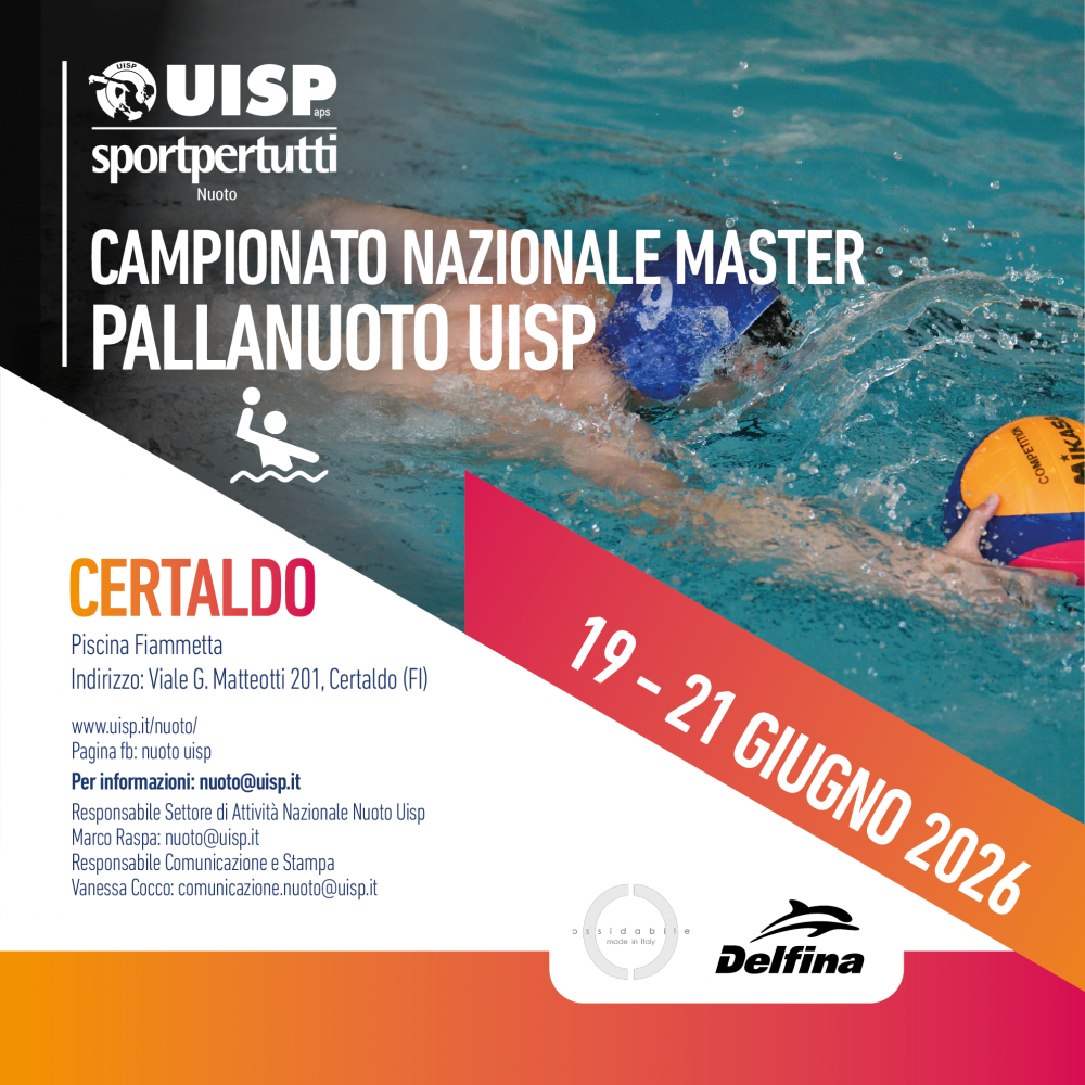 locandina campionato nazionale master pallanuoto 2026