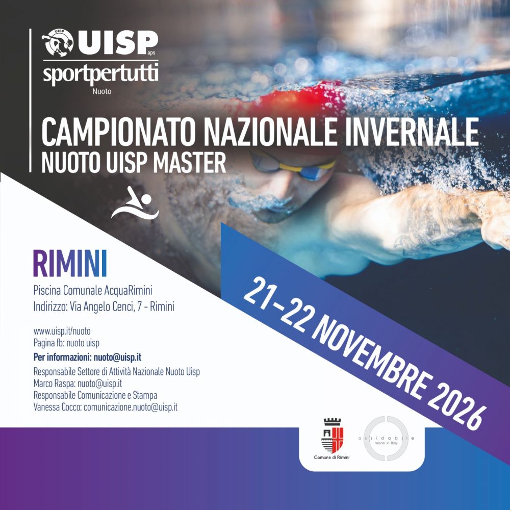 locandina campionato nazionale invernale master 2026