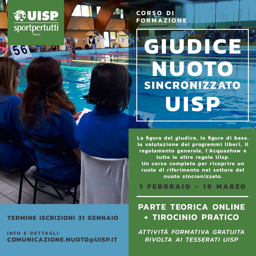 Formazione giudici nuoto sincronizzato uisp