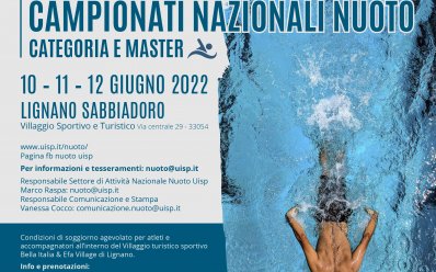 UISP Nuoto Campionati Nazionali Nuoto 2022 (Categoria e Master)