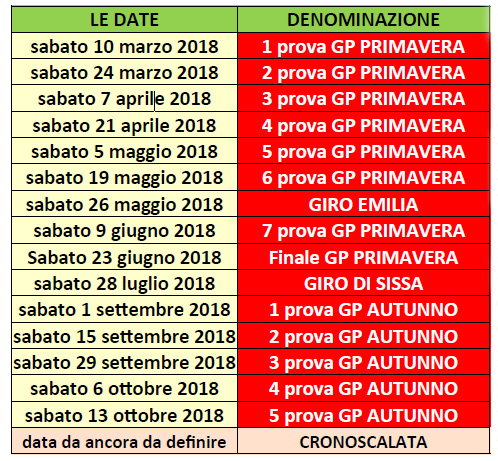 calendario cicloamatori