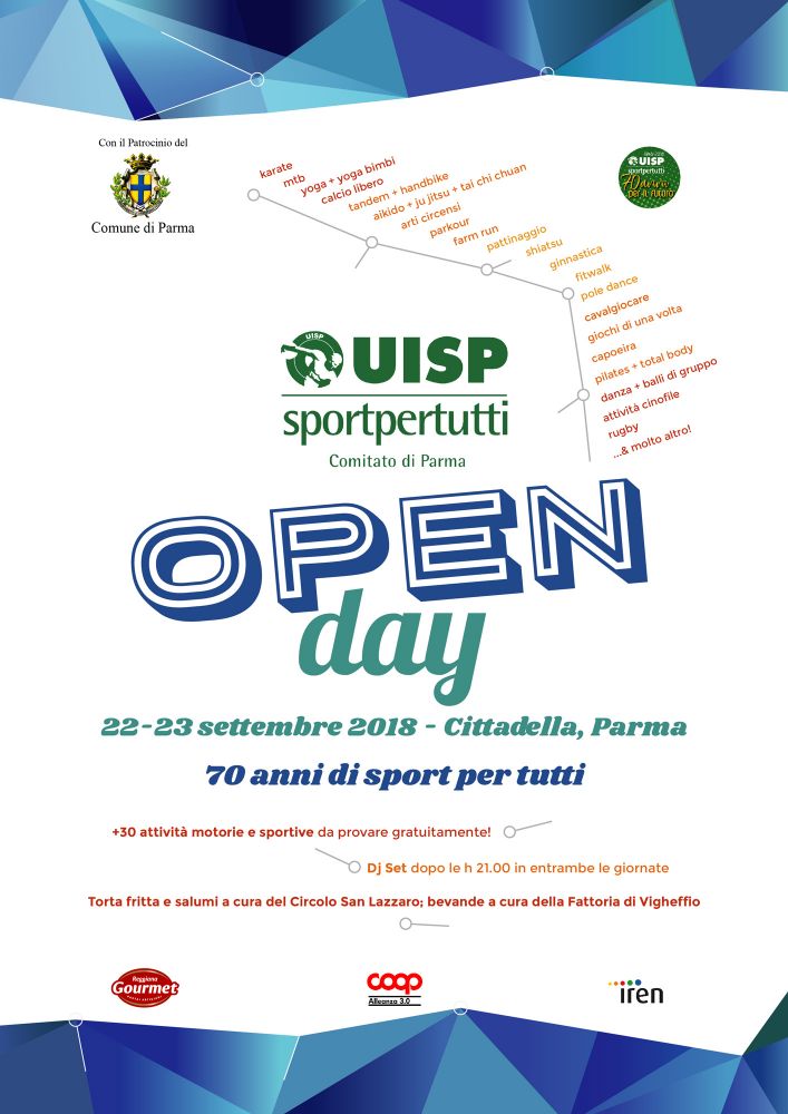flyer open day 70esimo