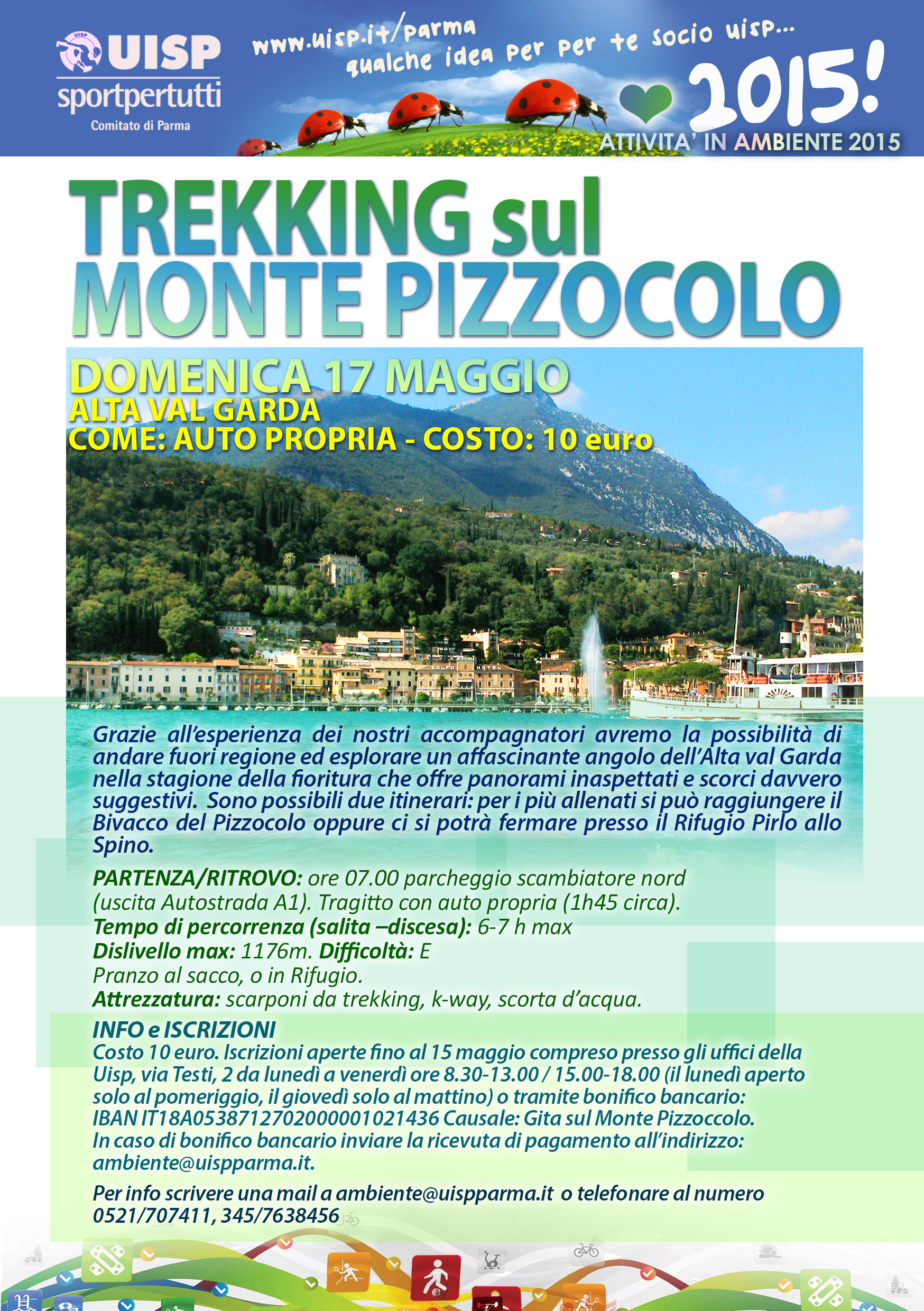Attività in Ambiente 2015 Trekking sul Monte Pizzocolo 17 Maggio