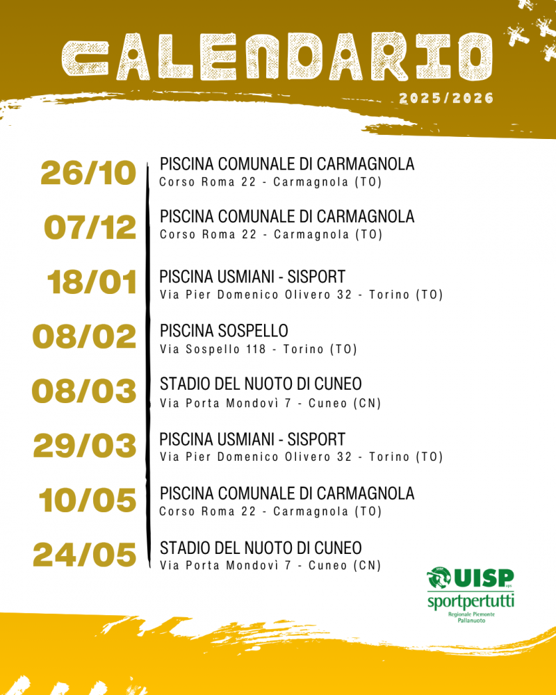 Calendario Master Gold