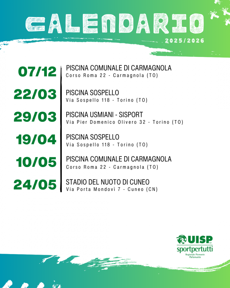 Calendario Under 20