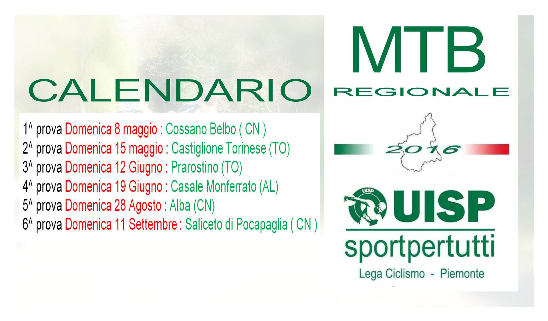 Campionato regionale - calendario