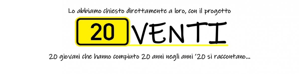 Progetto VENTI - i giovani pratesi si raccontano