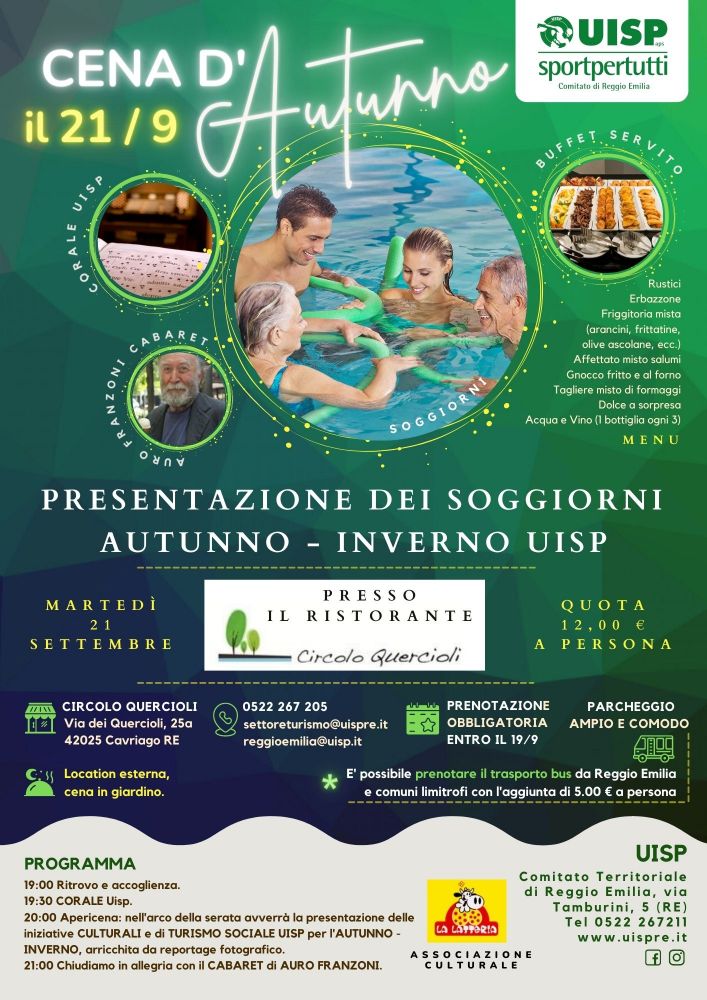 Cena turismo