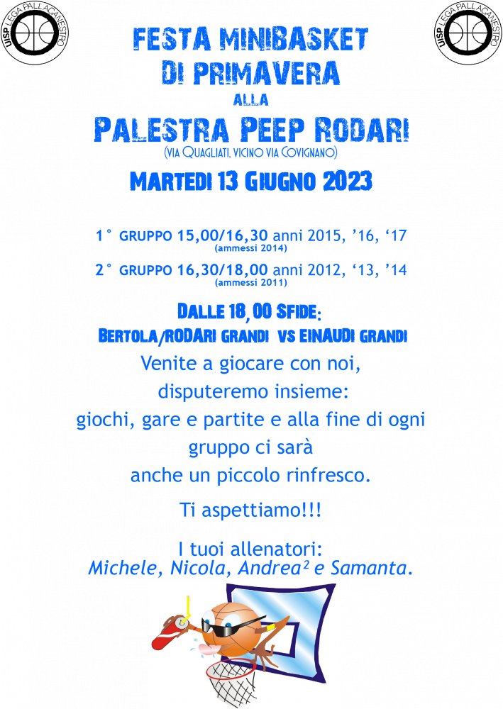 Festa BASKET primavera 2023