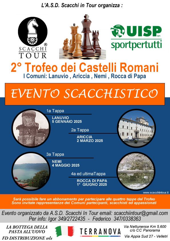 II Trofeo Castelli Romani 2025_Calendario