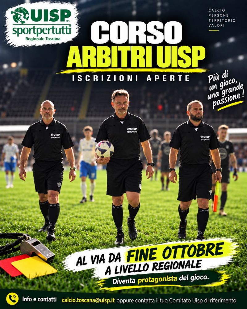 volantino arbitri di calcio