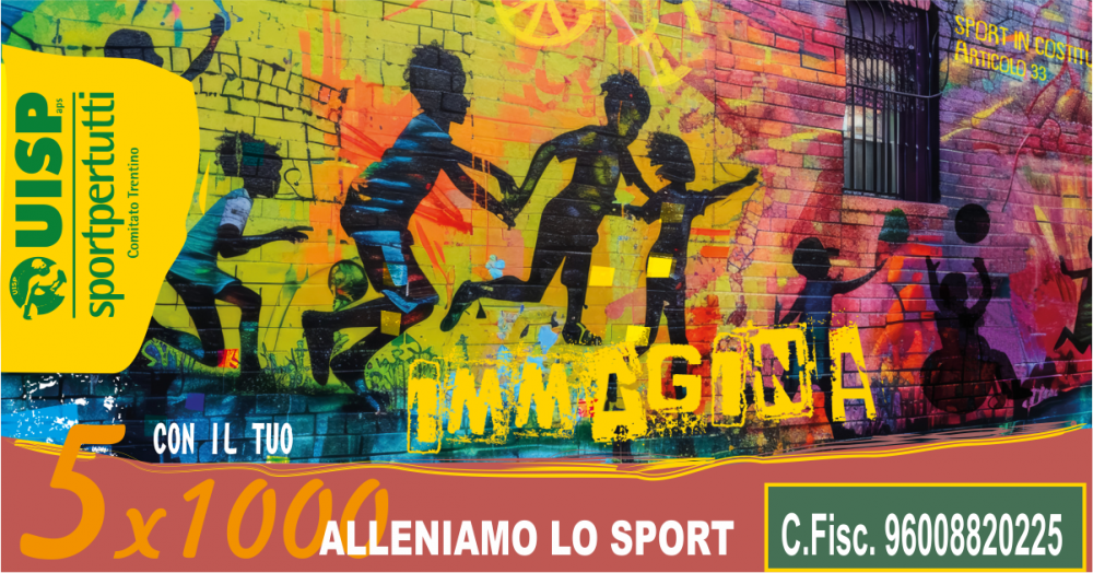 Il tuo 5 x 1000 a Uisp Trentino