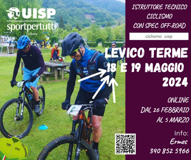 CORSO PER ISTRUTTORI TECNICI DI CICLISMO CON SPECIALIAZZAZIONE OFF ROAD