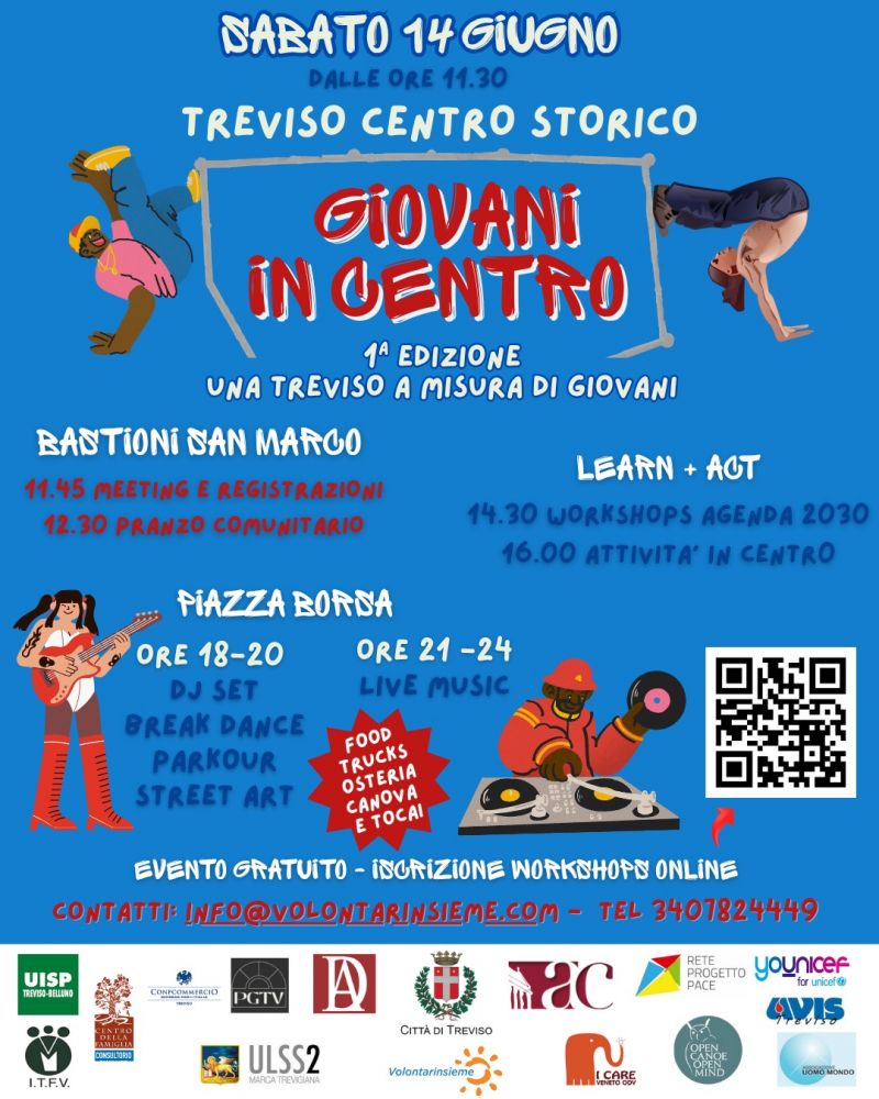 Locandina Giovani in Centro
