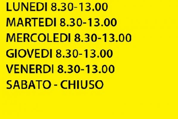 ORARIO UFFICIO