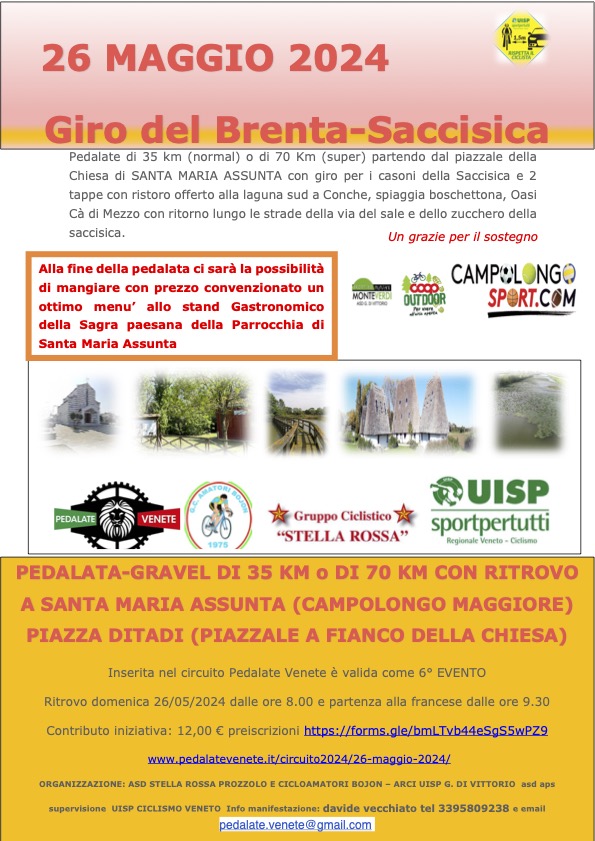 pedalata SMA 26 maggio 2024 
