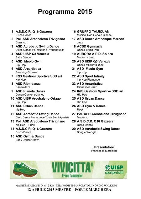 Programma Giocagin 2015