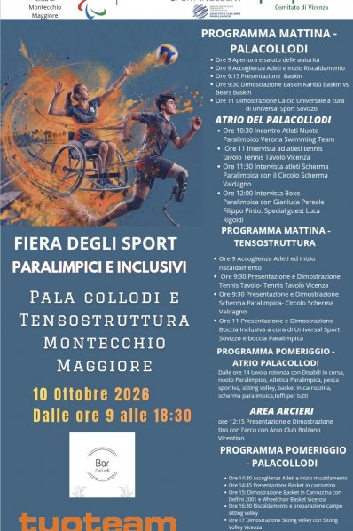 FIERA DEGLI SPORT PARALIMPICI E INCLUSIVI