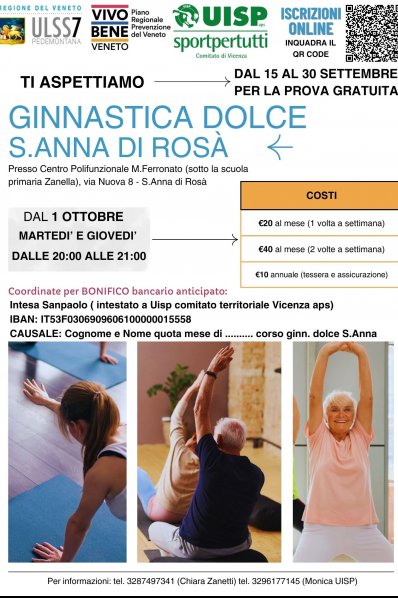 GINNASTICA DOLCE S.ANNA DI ROSA'