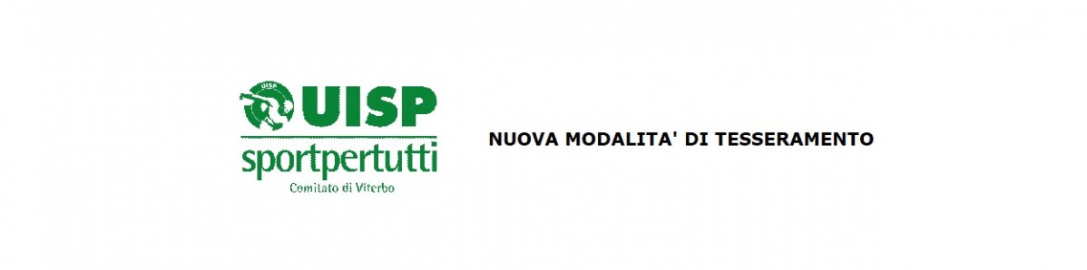 Nuova Modalità di Tesseramento